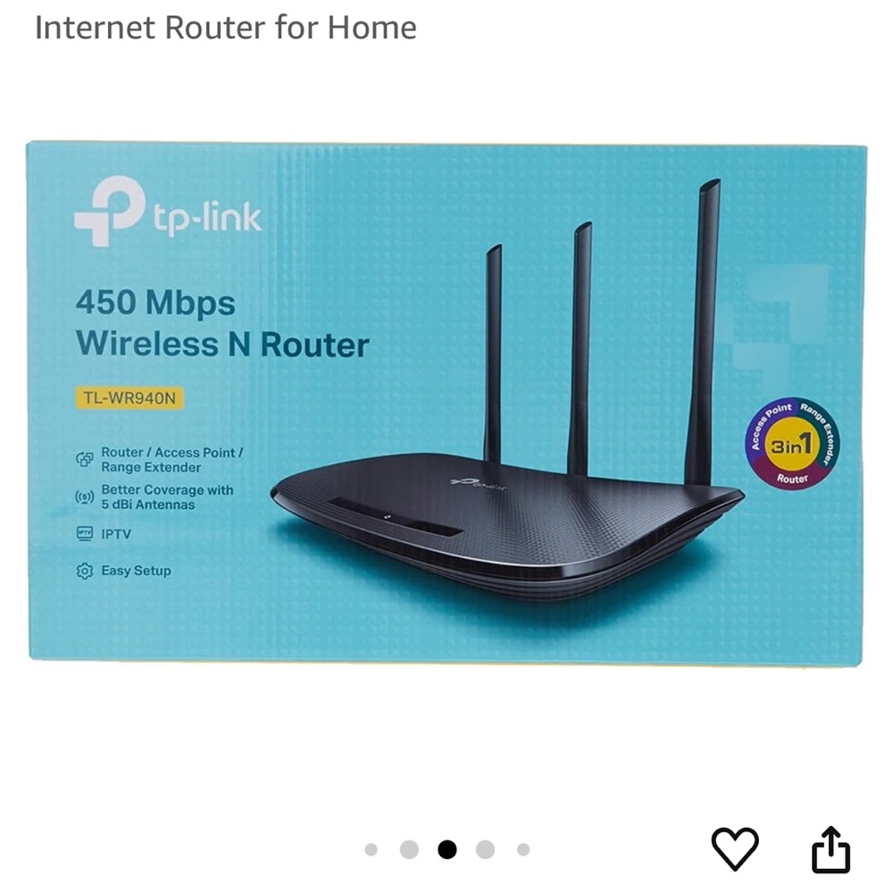 TP-Link Black Wireless N Router - Picture 2 of 5